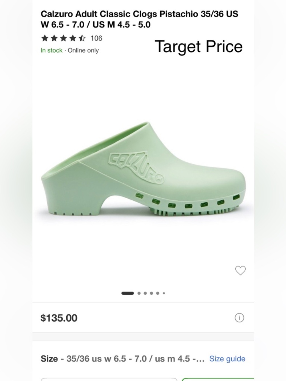 Calzuro Pistachio Green Slip-On Clog - Picture 10 of 10